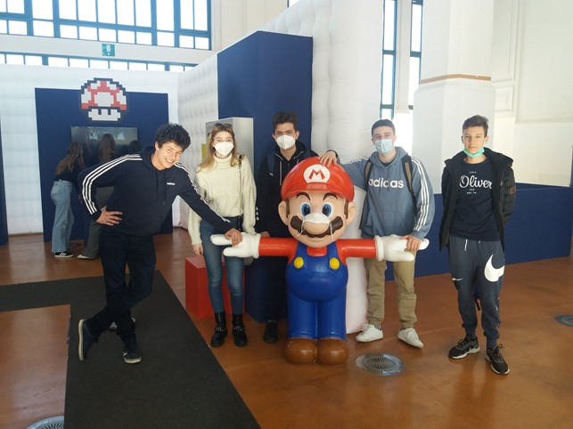 VIDEOGAMES! ESCURSIONE A TRIESTE DELLE CLASSI SECONDE PER VISITARE LA MOSTRA LA MOSTRA SULLA STORIA DEI VIDEOGIOCHI