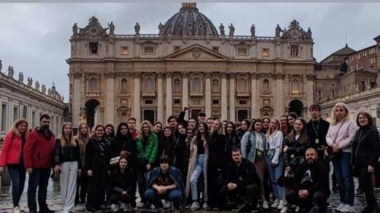 I maturandi in viaggio di studio a Roma